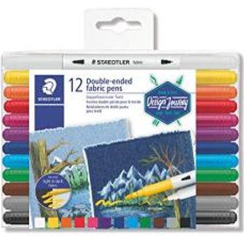 Staedtler Double-Ended Fabric Marker Set of 12