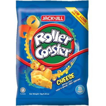 Jack 'n Jill Roller Coaster Cheese Flavour Potato Rings 70g