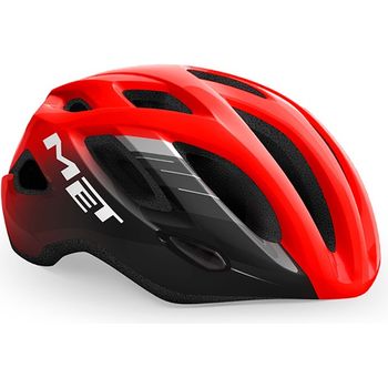 MET Helmet Road Idolo 52-59 Red Black Glossy