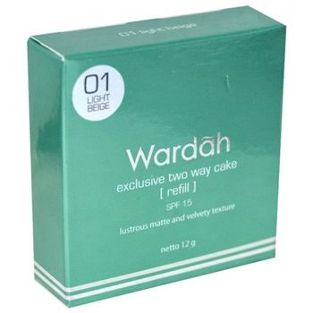 Wardah Exclusive Two Way Cake 01 Sheer Pink 12g