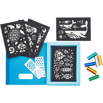Tiger Tribe Activity Set Foil Art Under The Sea