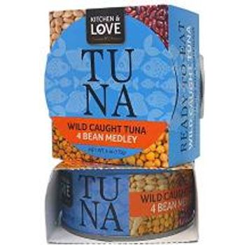 Kitchen & Love Ready To Eat Tuna Meal 4 Bean Medley