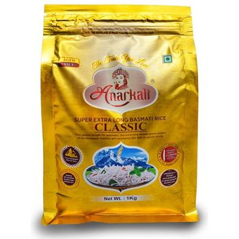 Anarkali Basmati Extra Long Classic Rice 1kg