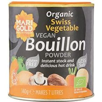 Marigold Org Veg Bouillon Powder R Salt 140g