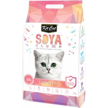 Kit Cat Soya Clump Cat Litter Confetti 7l
