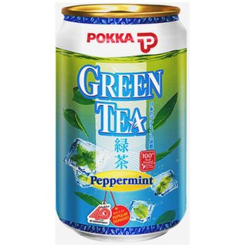 Pokka Green Tea Peppermint 300ml