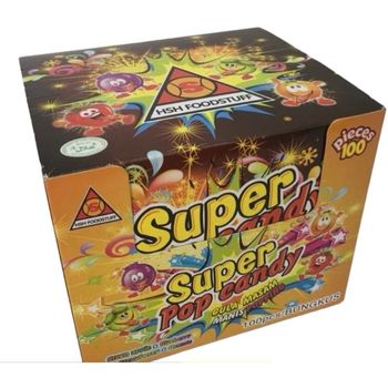 Hsh Foodstuff Super Popping Candy Gula Masam Manis Popping 100pcs x 1.5g