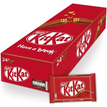 Nestle Kit Kat 4F Milk Chocolate Candy Bar 24 x 35g