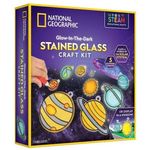 National Geographic Glow In The Dark Stained Glass Craft Kit