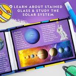National Geographic Glow In The Dark Stained Glass Craft Kit