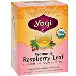 Yogi Organic Woman's Herbal Tea Raspberry Leaf 16 Tea Bags