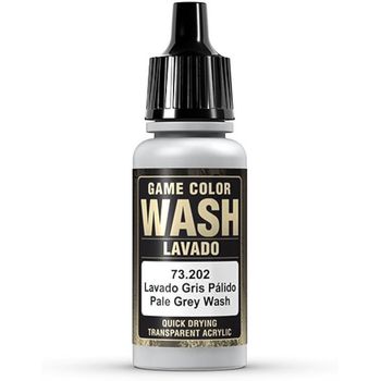 Vallejo Game Color Wash Pale Grey 17ml