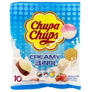 Chupa Chups Lollipops Creamy 110g