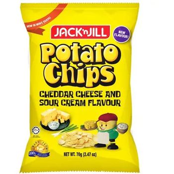 Jack 'n Jill Potato Chips Cheddar & Sour Cream 70g