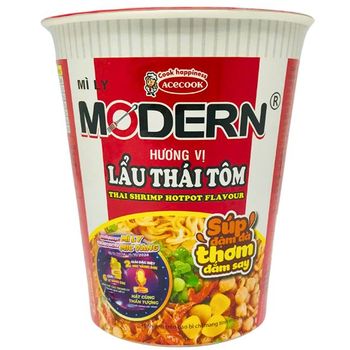 Modern Cup Noodles Thai Hot Pot Shrimp Flavor 67g