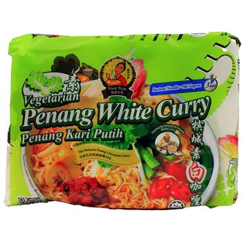 Nyor Nyar Vegetarian Penang White Curry Instant Noodle 4 x 105g