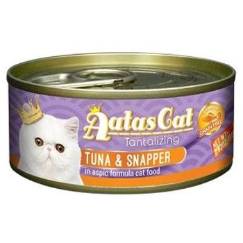 Aatas Cat Canned Food Tantalizing Tuna And Snapper In Aspic 80g