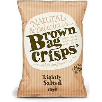Brown Bag Crisps Lightly Salted Crisps 150g