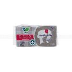 Laurier Active Fit Sanitary Ag Silver Deo Care Pads 36pcs