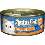 Aatas Cat Tantalizing Tuna and Saba in Aspic Formula Canned Cat Food 80g