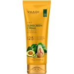 Vaadi Herbals Sunscreen Cream with Extract of Kiwi And Avocado SPF 25 Multi Color 110ml