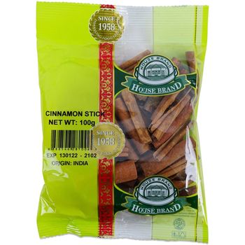 House Brand Cinnamon Stick 100gx4pcs