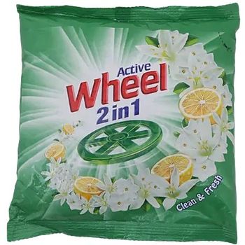 Wheel Detergent Powder Green Lemon And Jasmine 500g