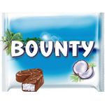 Bounty Milk Chocolate Bars Multipack 5pcs 57g