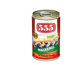 555 Mackerel In Tomato Sauce Salmon Style 155g