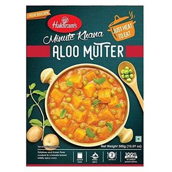 Haldiram's Minute Khana Aloo Mutter 300g