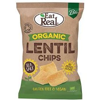 Eat Real Organic Lentil Sea Salt Chips 100g
