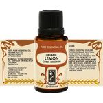 GardenScent Organic Lemon Essential Oil 15ml