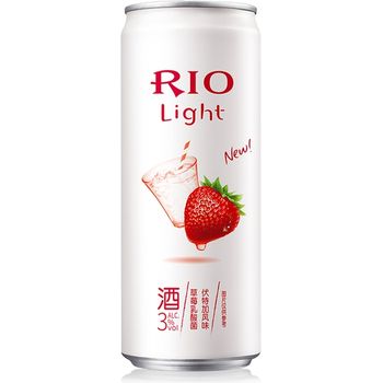 Rio Strawberry Lactobacillus Vodka 330ml