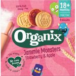 Organix Jammie Monsters Strawberry and Apple 64g