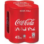 Coca Cola Original Less Sugar 4 Packs x 320ml