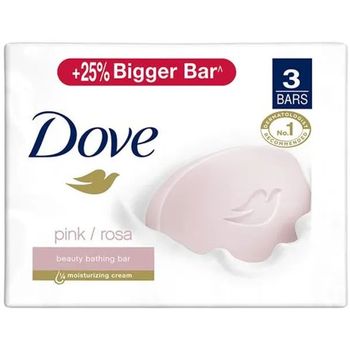 Dove Pink Rose Bar 3x 125g