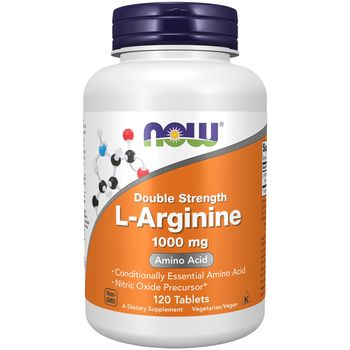 Now (Foods) - Amino Acid, L-Arginine 1'000mg (120 tablets)