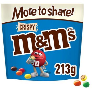 M&M's Crispy Milk Chocolate Bag 213g