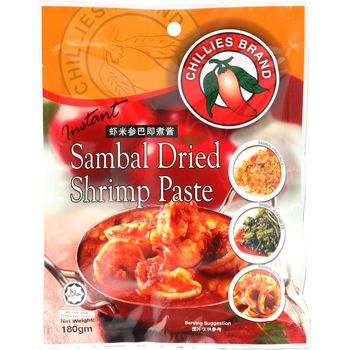Chillies Brand Instant Sambal Dried Shrimp Paste 180g