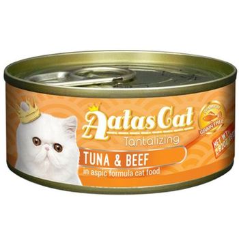 Aatas Cat Canned Food Tantalizing Tuna And Beef in Aspic 80g