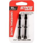 Stan's NOTUBES Valve STEM Pair Universal AL Presta 55MM Black