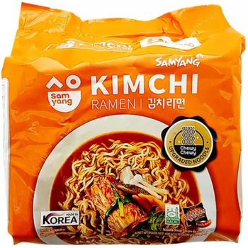 Samyang Ramen Kimchi Sauce Flavor Instant Ramen Pack 5 80g