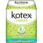 Kotex Breathable Fresh Liners Unscented Regular