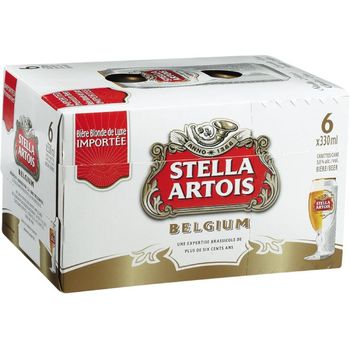 Stella Artois cans 6pcs 330ml
