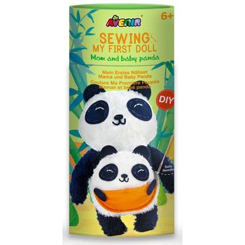 Avenir My First Doll Mom Baby Panda