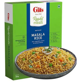 Gits Ready Meals Masala Rice Vegan 265g