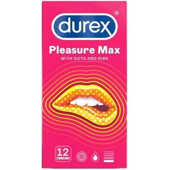 Durex Pleasure Max With Dots And Ribs 12 Condoms
