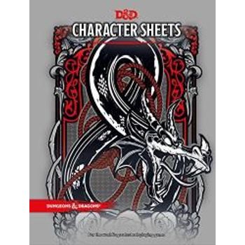 Wizards Of The Coasts Character Sheets D&D