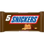 Snickers Chocolate Bars with Caramel And Peanuts Pack 5 50g