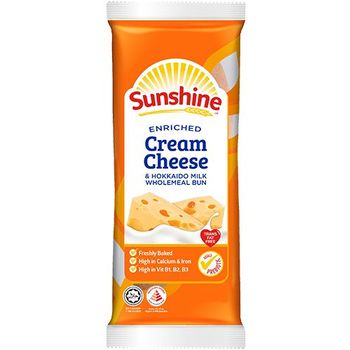 Sunshine Enriched Cream Cheese Hokkaido Milk Wholemeal Bread 65g
